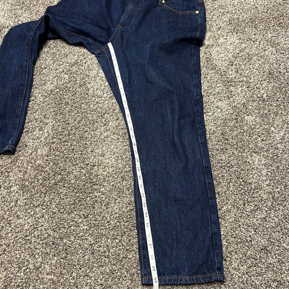 LRG Lifted Research Group Jeans Mens 38 Raw Indigo Denim Baggy Y2K Skater - Picture 7 of 10